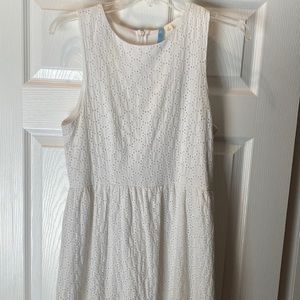 White womens dress